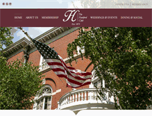 Tablet Screenshot of hartfordclub.com